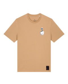 bio-unisex-medium fit-tshirt-ostrich evolution (backprint)-sttu169-meersand-front