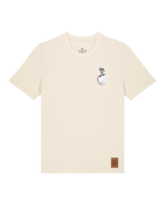 bio-unisex-medium fit-tshirt-ostrich evolution (backprint)-sttu169-natur-front