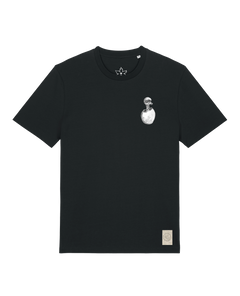 bio-unisex-medium fit-tshirt-ostrich evolution (backprint)-sttu169-schwarz-front
