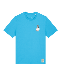 bio-unisex-medium fit-tshirt-ostrich evolution (backprint)-sttu169-wasserblau-front