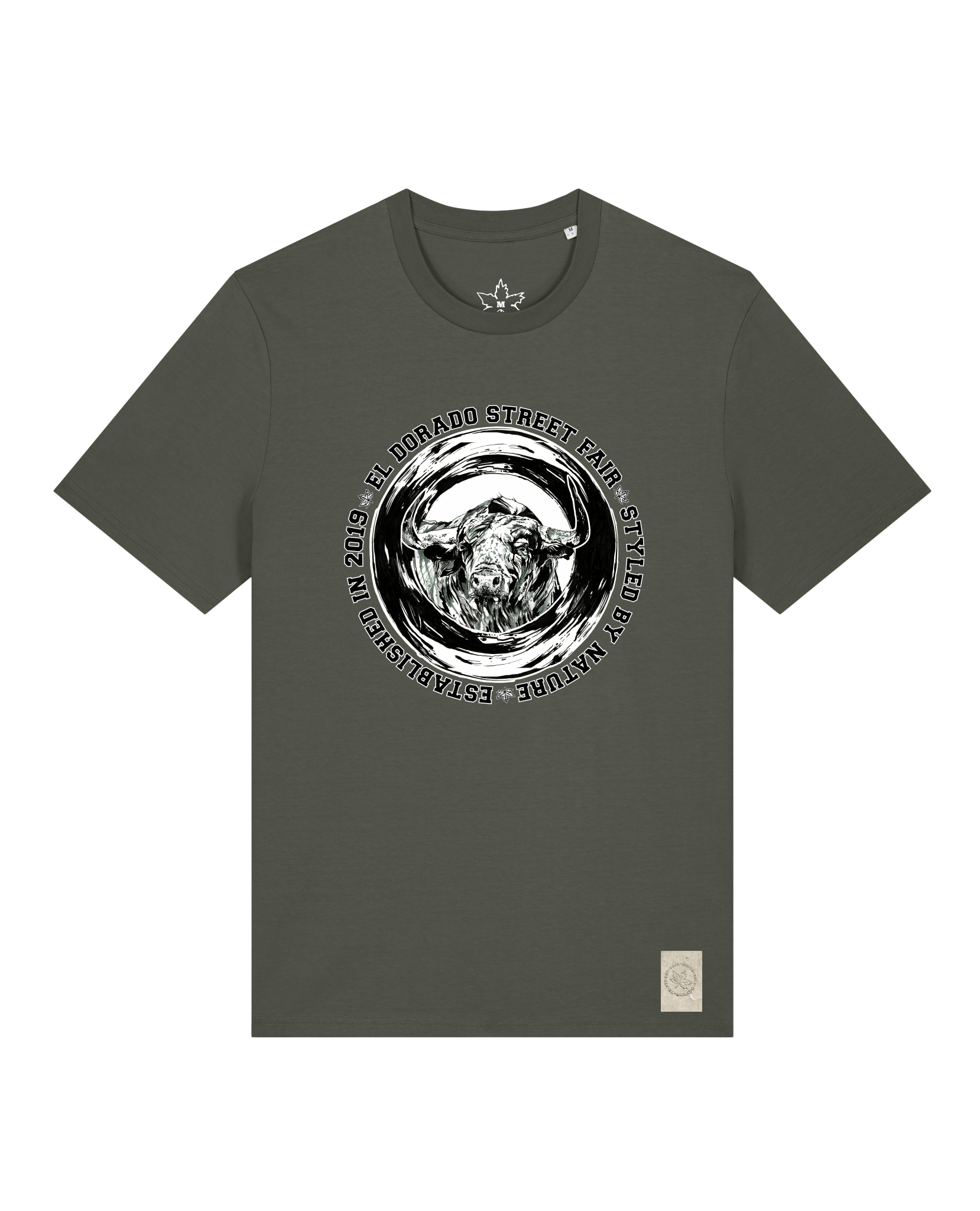 bio-unisex-medium fit-tshirt-oxpower-sttu169-grunkohl-front