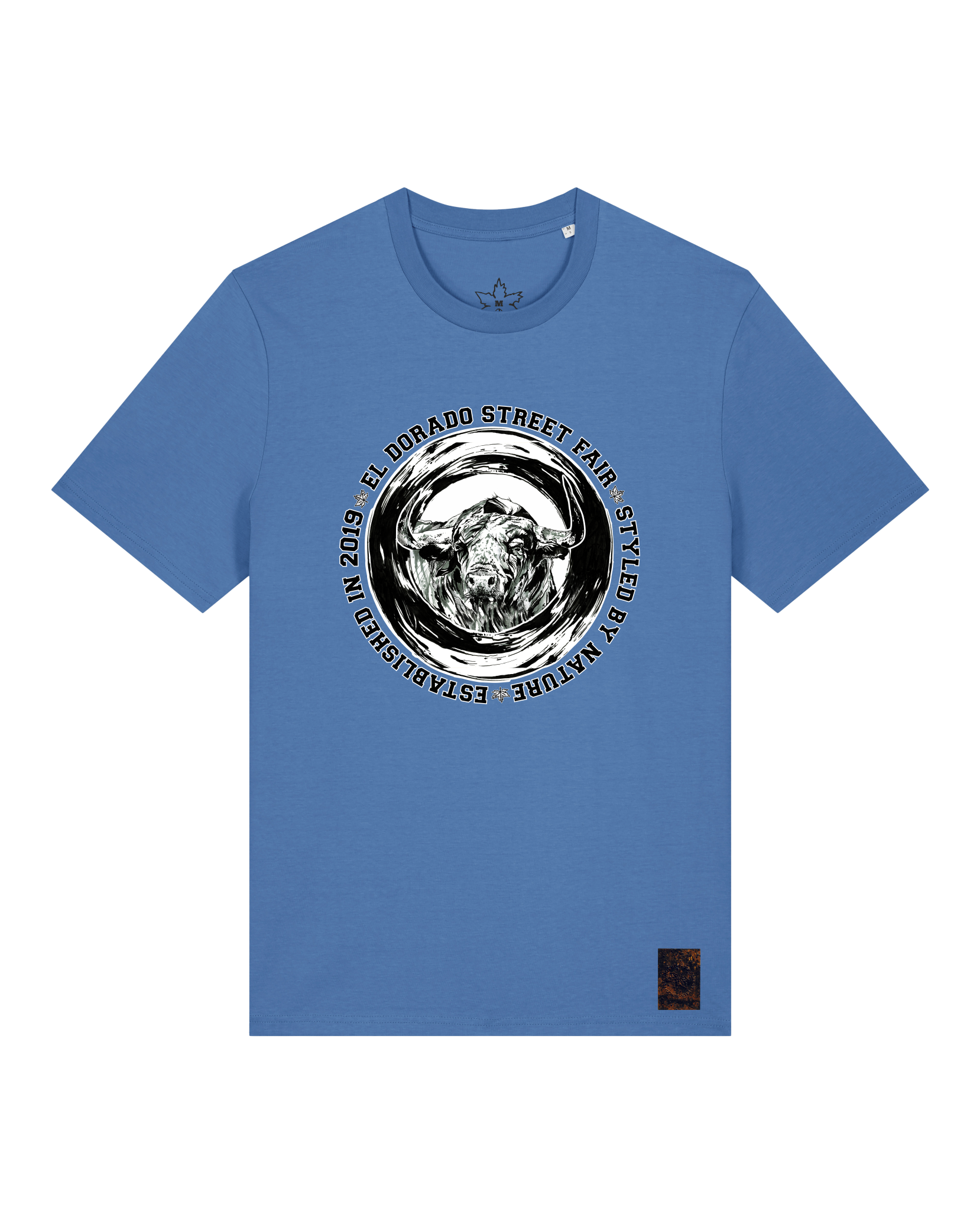 bio-unisex-medium fit-tshirt-oxpower-sttu169-hortensie-front