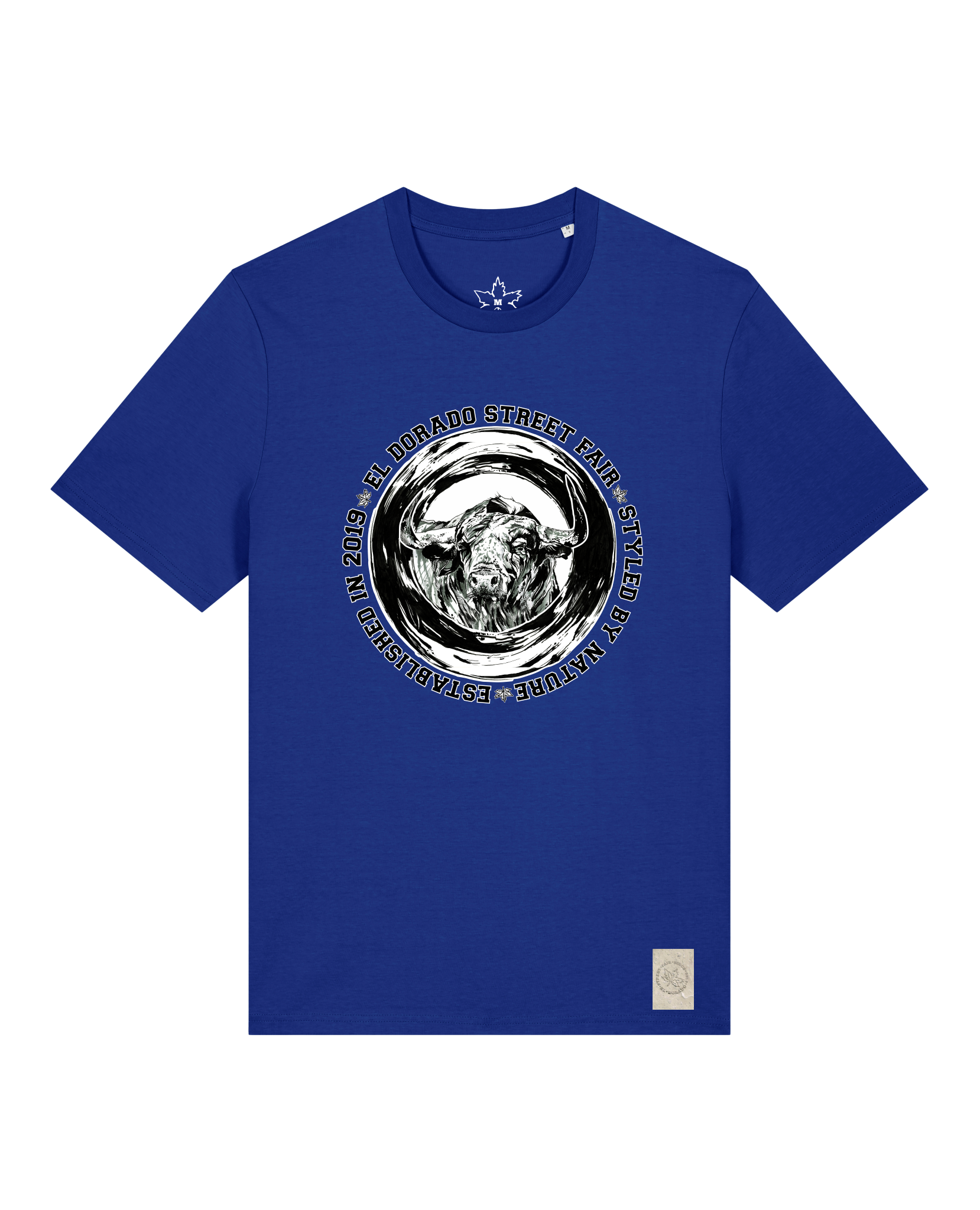 bio-unisex-medium fit-tshirt-oxpower-sttu169-kornblume-front