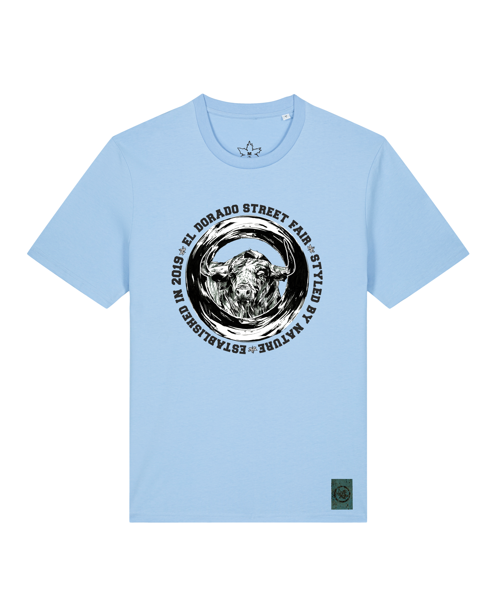 bio-unisex-medium fit-tshirt-oxpower-sttu169-lagune-front