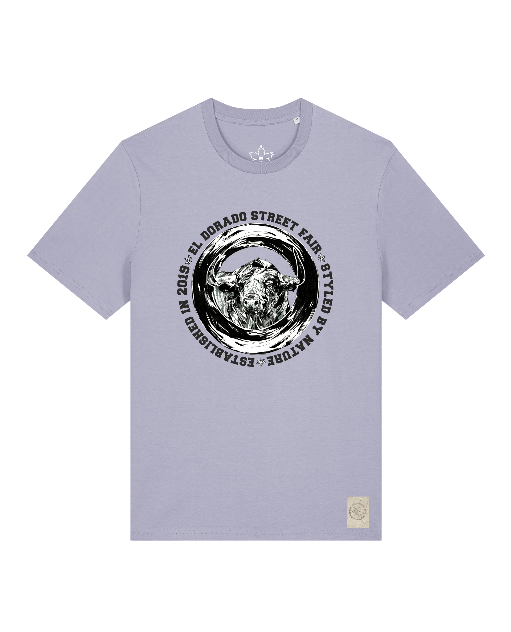 bio-unisex-medium fit-tshirt-oxpower-sttu169-lavender-front