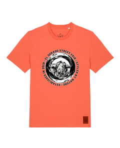 bio-unisex-medium fit-tshirt-oxpower-sttu169-mandarine-front