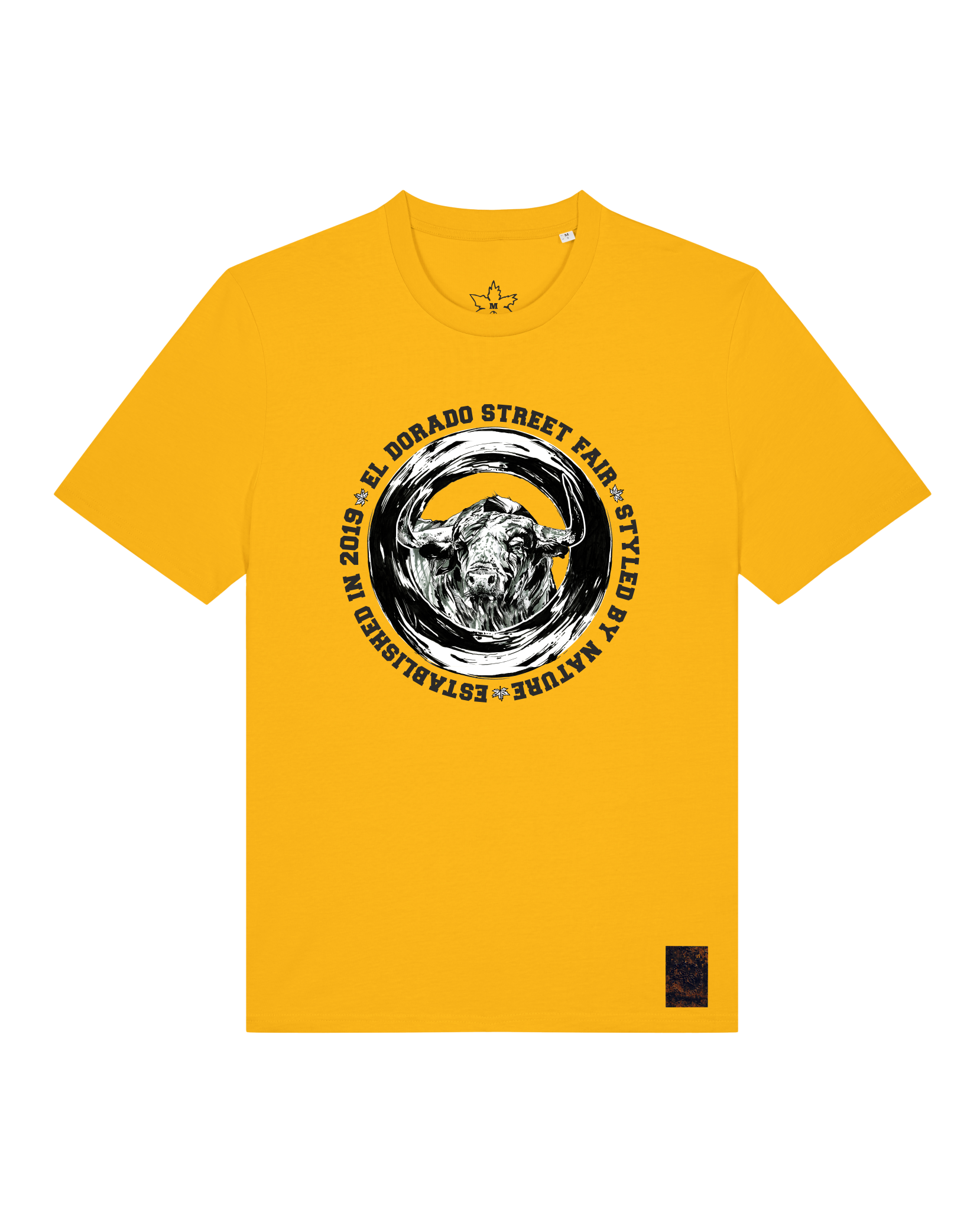 bio-unisex-medium fit-tshirt-oxpower-sttu169-sonnenblume-front