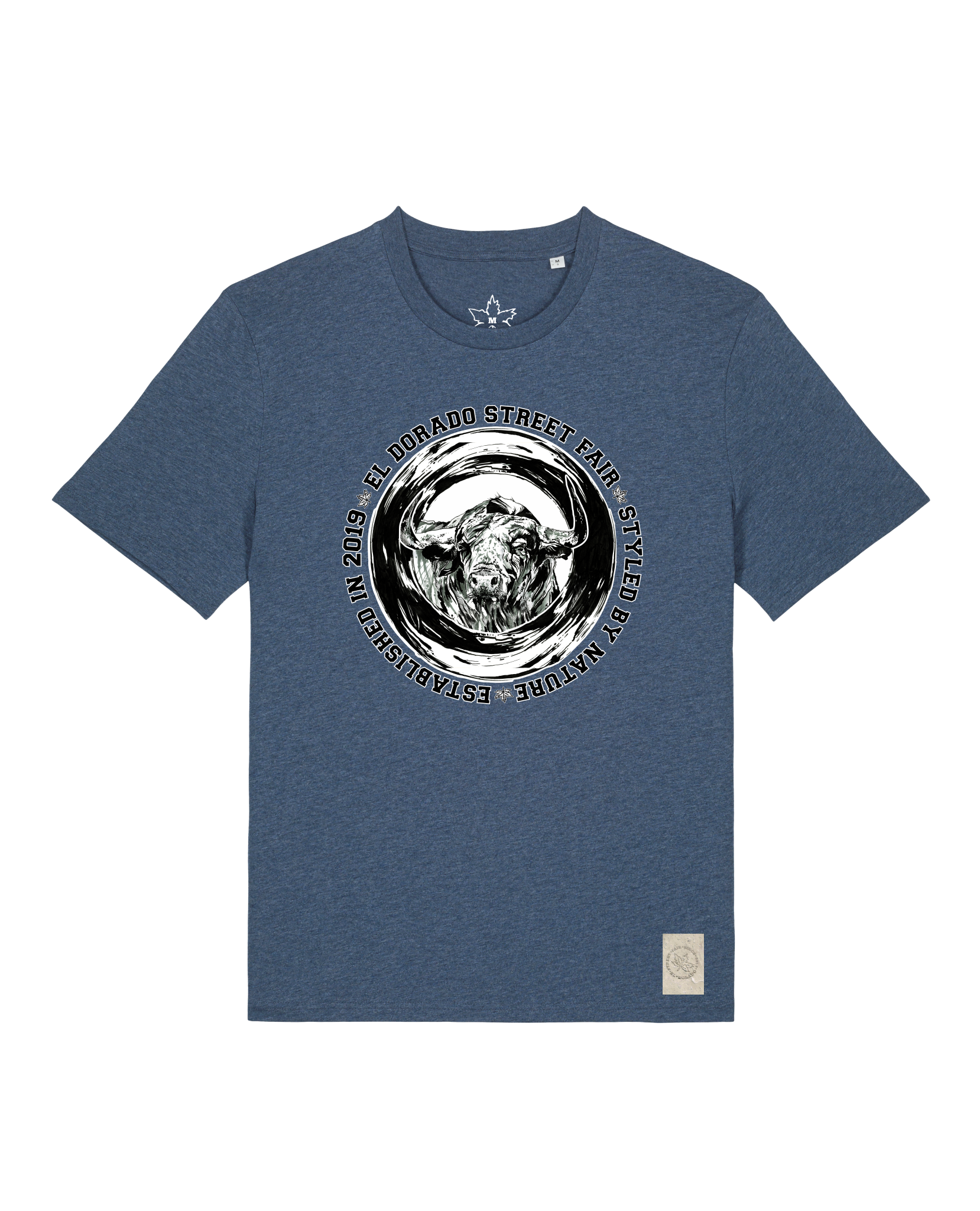 bio-unisex-medium fit-tshirt-oxpower-sttu169-walblau-front