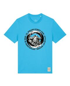 bio-unisex-medium fit-tshirt-oxpower-sttu169-wasserblau-front
