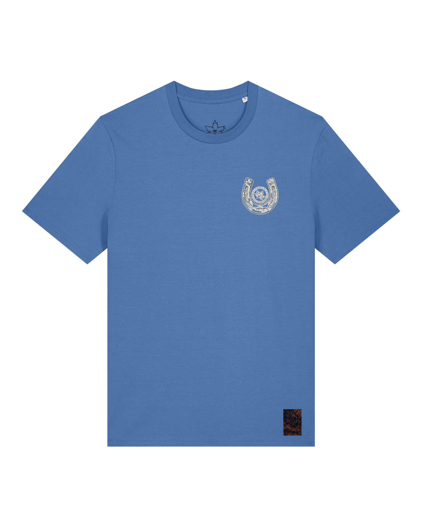 bio-unisex-medium fit-tshirt-pferd (backprint)-sttu169-hortensie-front