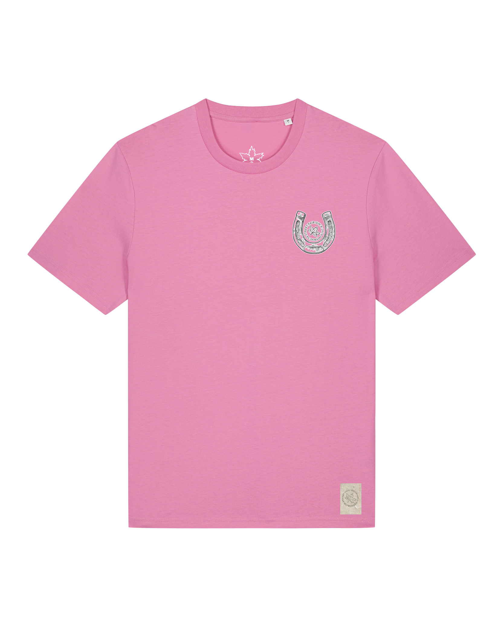 bio-unisex-medium fit-tshirt-pferd (backprint)-sttu169-kaugummi-front