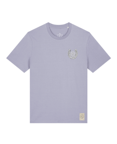 bio-unisex-medium fit-tshirt-pferd (backprint)-sttu169-lavender-front