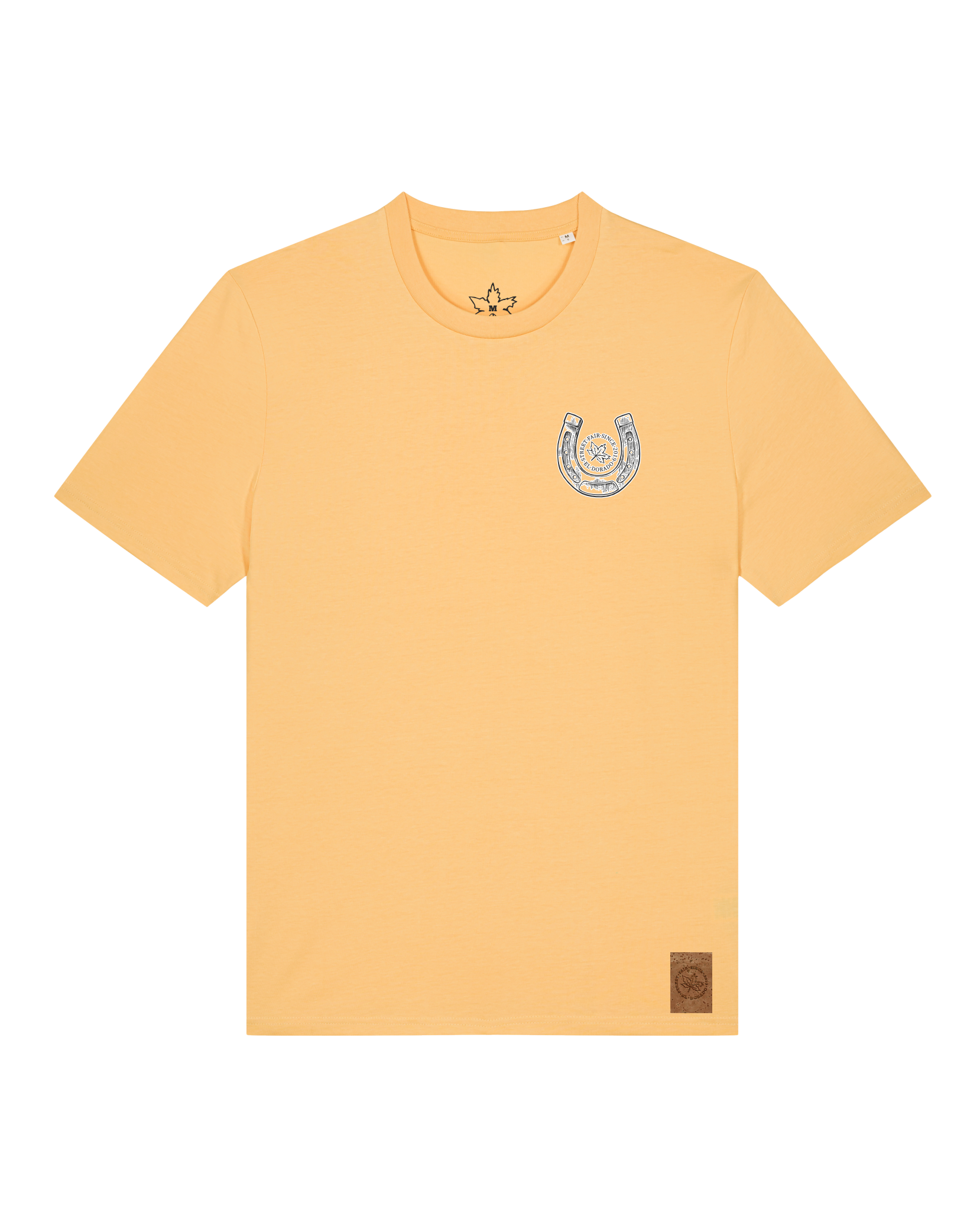 bio-unisex-medium fit-tshirt-pferd (backprint)-sttu169-senfkorn-front