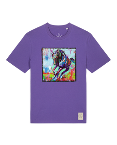 bio-unisex-medium fit-tshirt-pferd bunt-sttu169-blaukraut-front