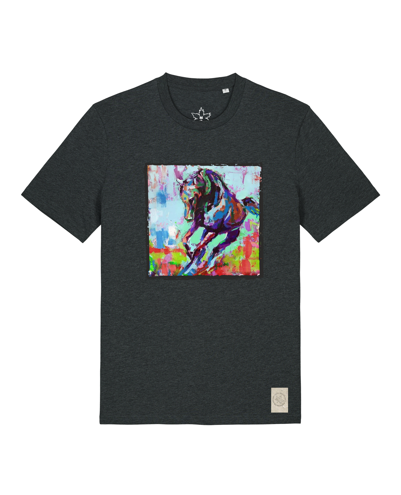 bio-unisex-medium fit-tshirt-pferd bunt-sttu169-elephant-front