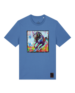 bio-unisex-medium fit-tshirt-pferd bunt-sttu169-hortensie-front