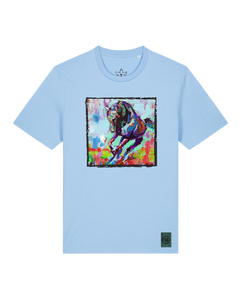 bio-unisex-medium fit-tshirt-pferd bunt-sttu169-lagune-front