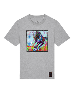 bio-unisex-medium fit-tshirt-pferd bunt-sttu169-mausgrau-front