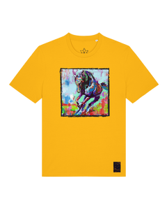 bio-unisex-medium fit-tshirt-pferd bunt-sttu169-sonnenblume-front