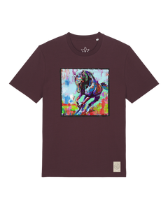 bio-unisex-medium fit-tshirt-pferd bunt-sttu169-zartbitter-front