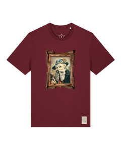 bio-unisex-medium fit-tshirt-räuchermann-sttu169-burgunder rot-front