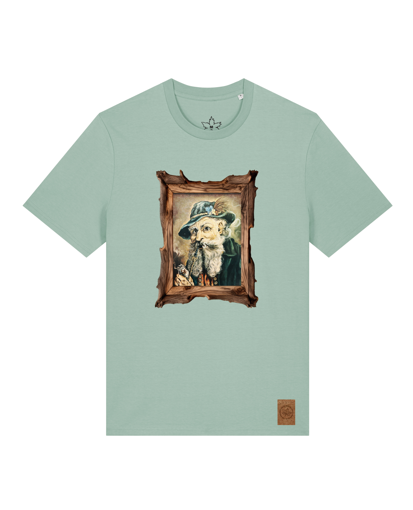 bio-unisex-medium fit-tshirt-räuchermann-sttu169-eukalyptus-front