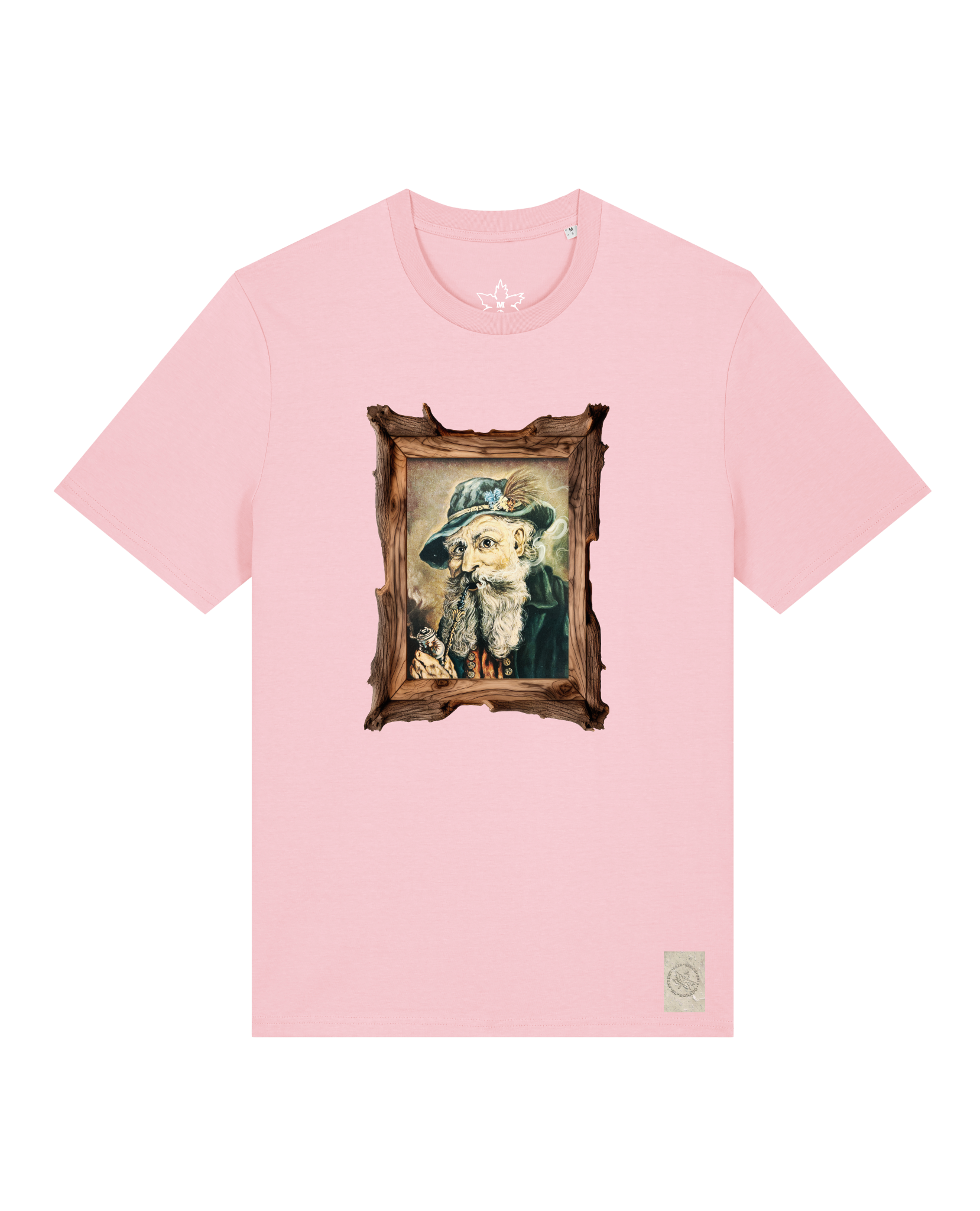 bio-unisex-medium fit-tshirt-räuchermann-sttu169-flamingo-front