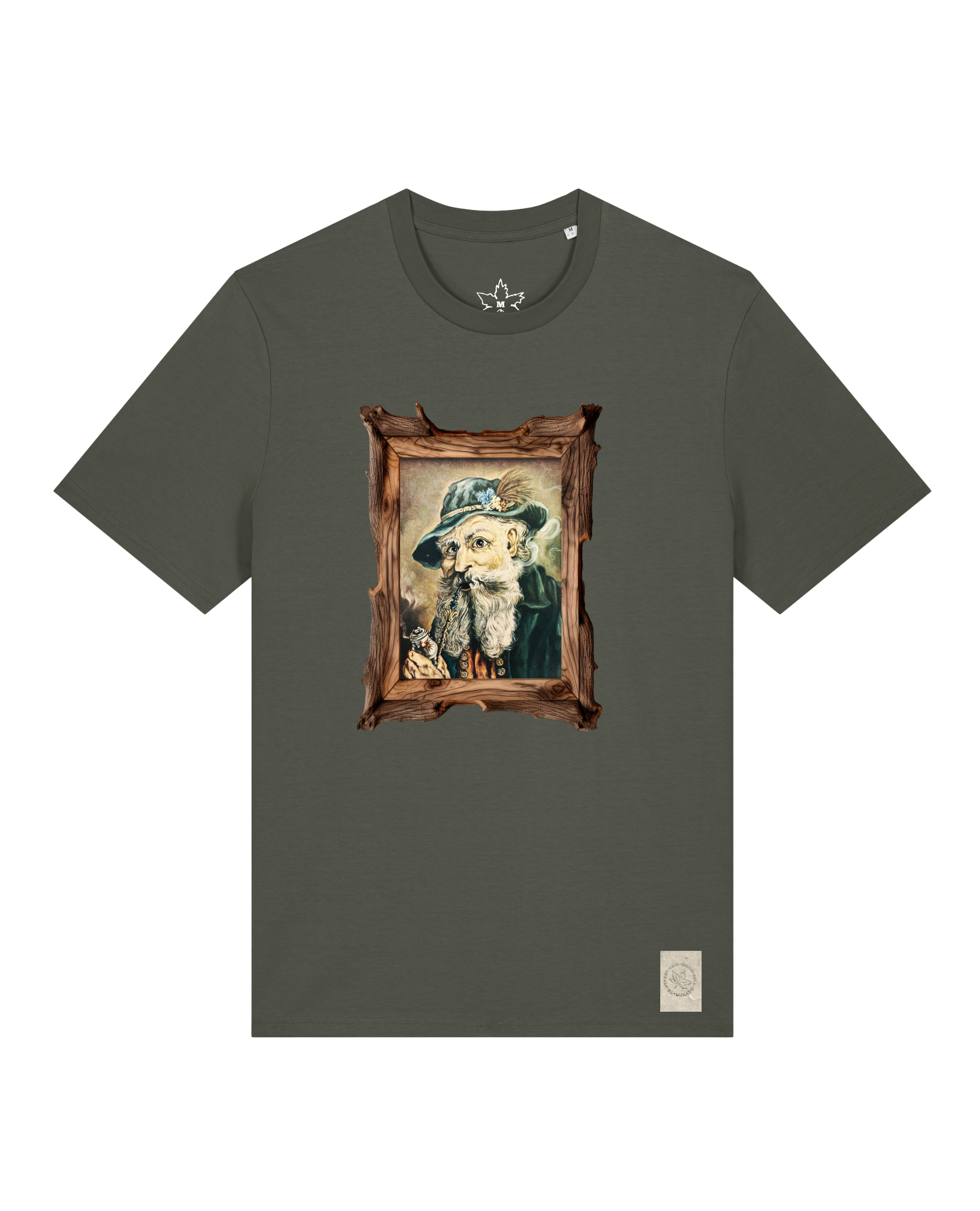 bio-unisex-medium fit-tshirt-räuchermann-sttu169-grunkohl-front