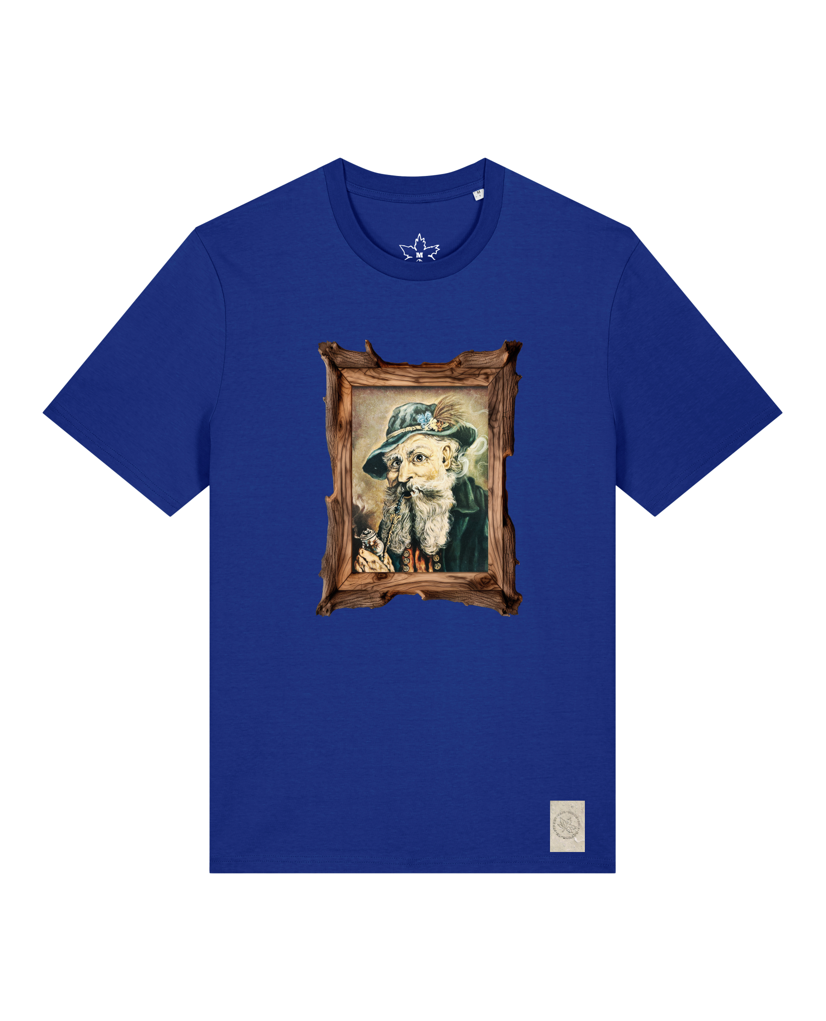 bio-unisex-medium fit-tshirt-räuchermann-sttu169-kornblume-front