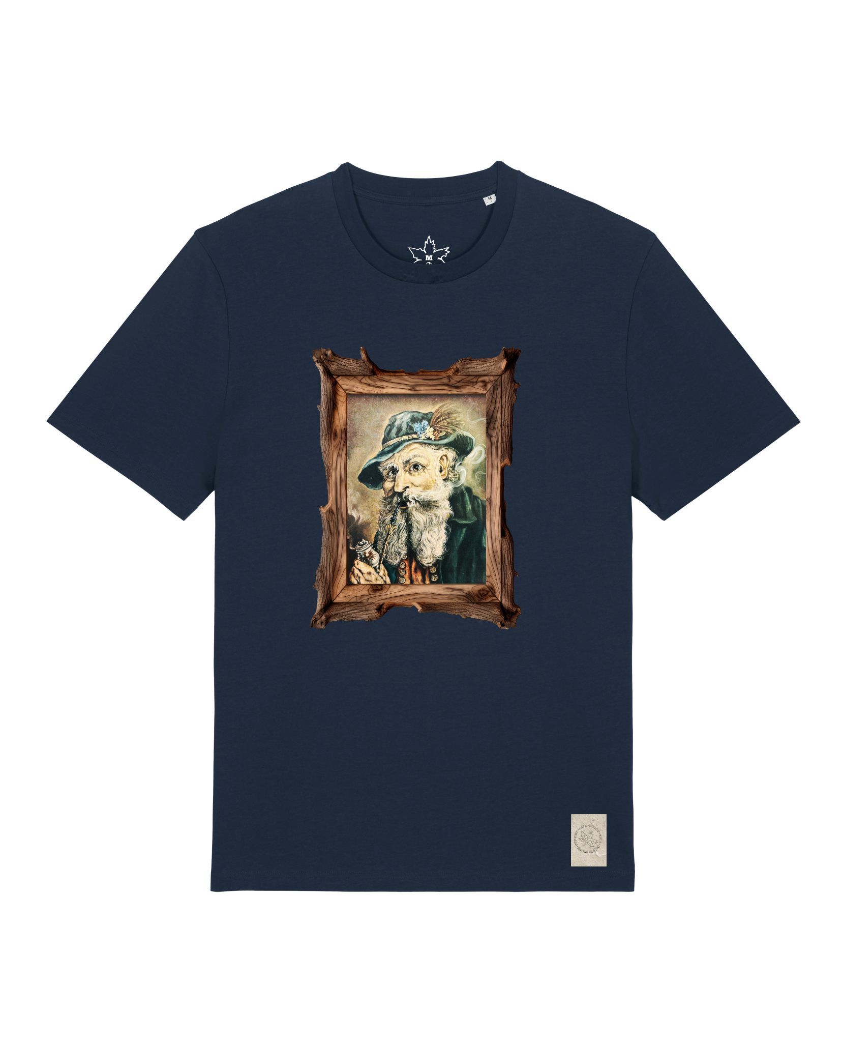 bio-unisex-medium fit-tshirt-räuchermann-sttu169-marine-front