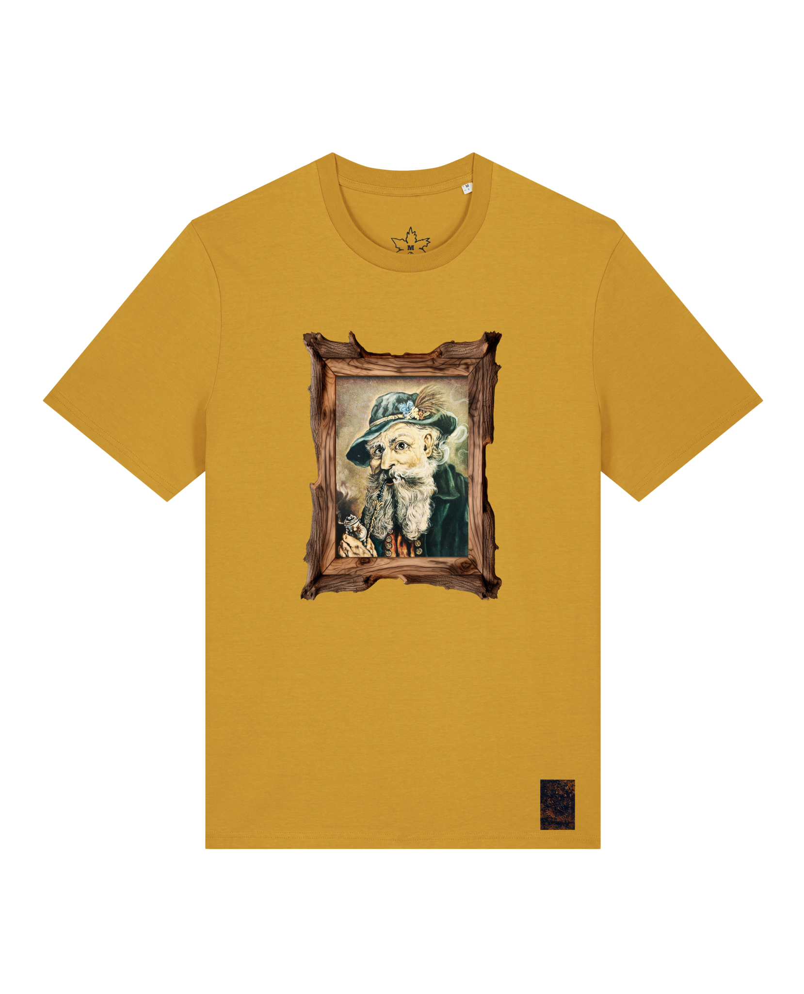 bio-unisex-medium fit-tshirt-räuchermann-sttu169-senf-front