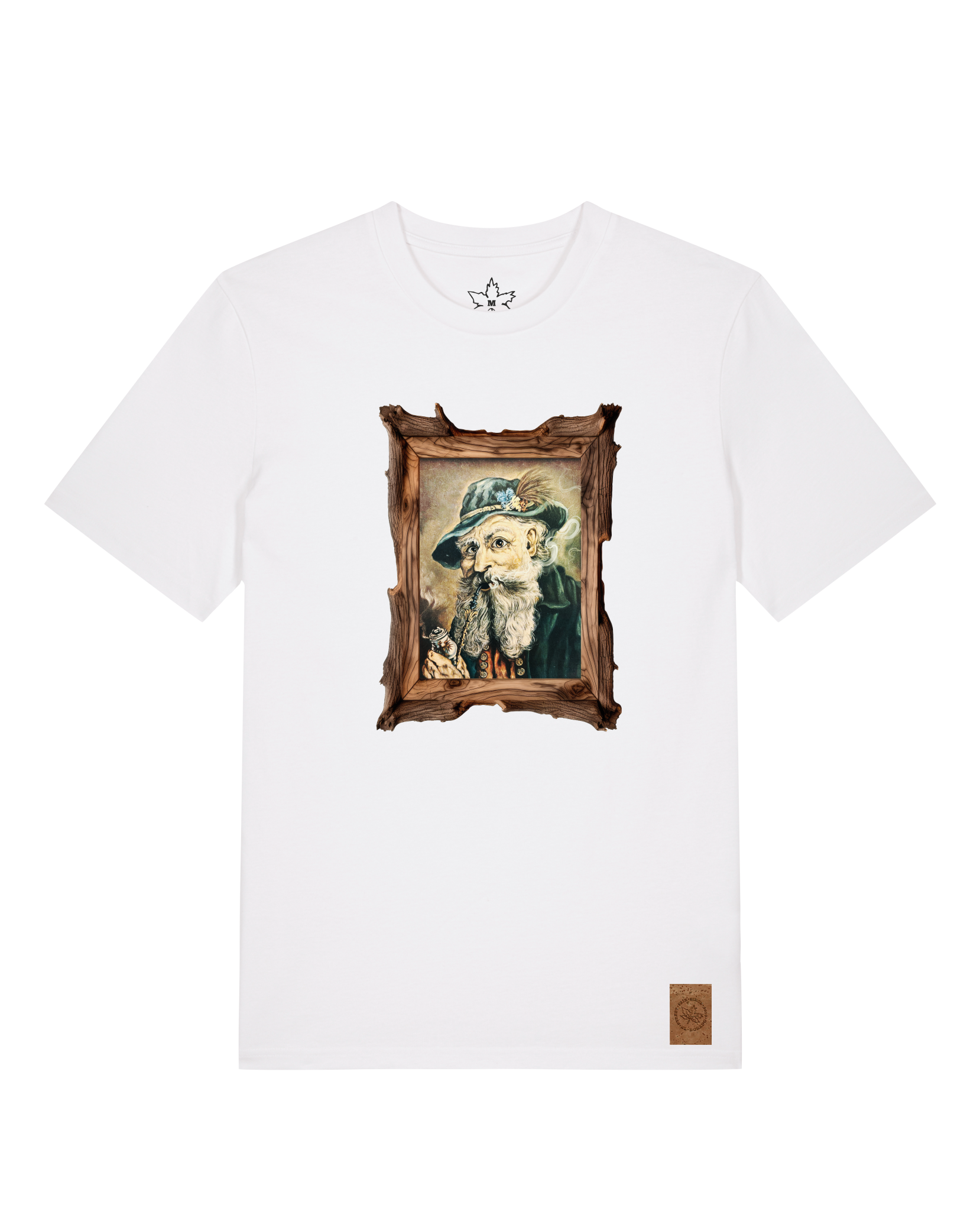 bio-unisex-medium fit-tshirt-räuchermann-sttu169-weiß-front