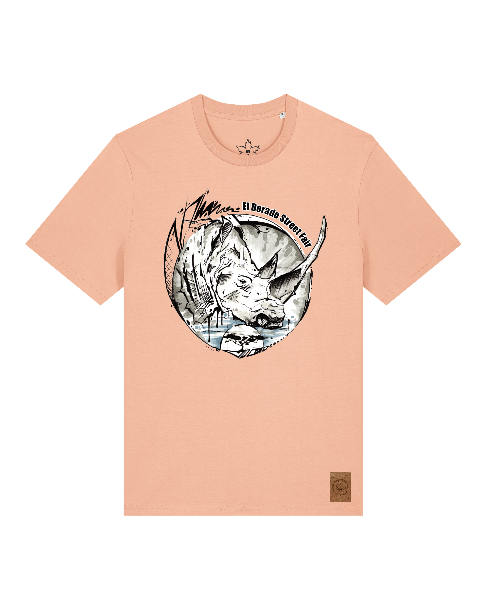 bio-unisex-medium fit-tshirt-rhinocchio-sttu169-agyptische keramik-front