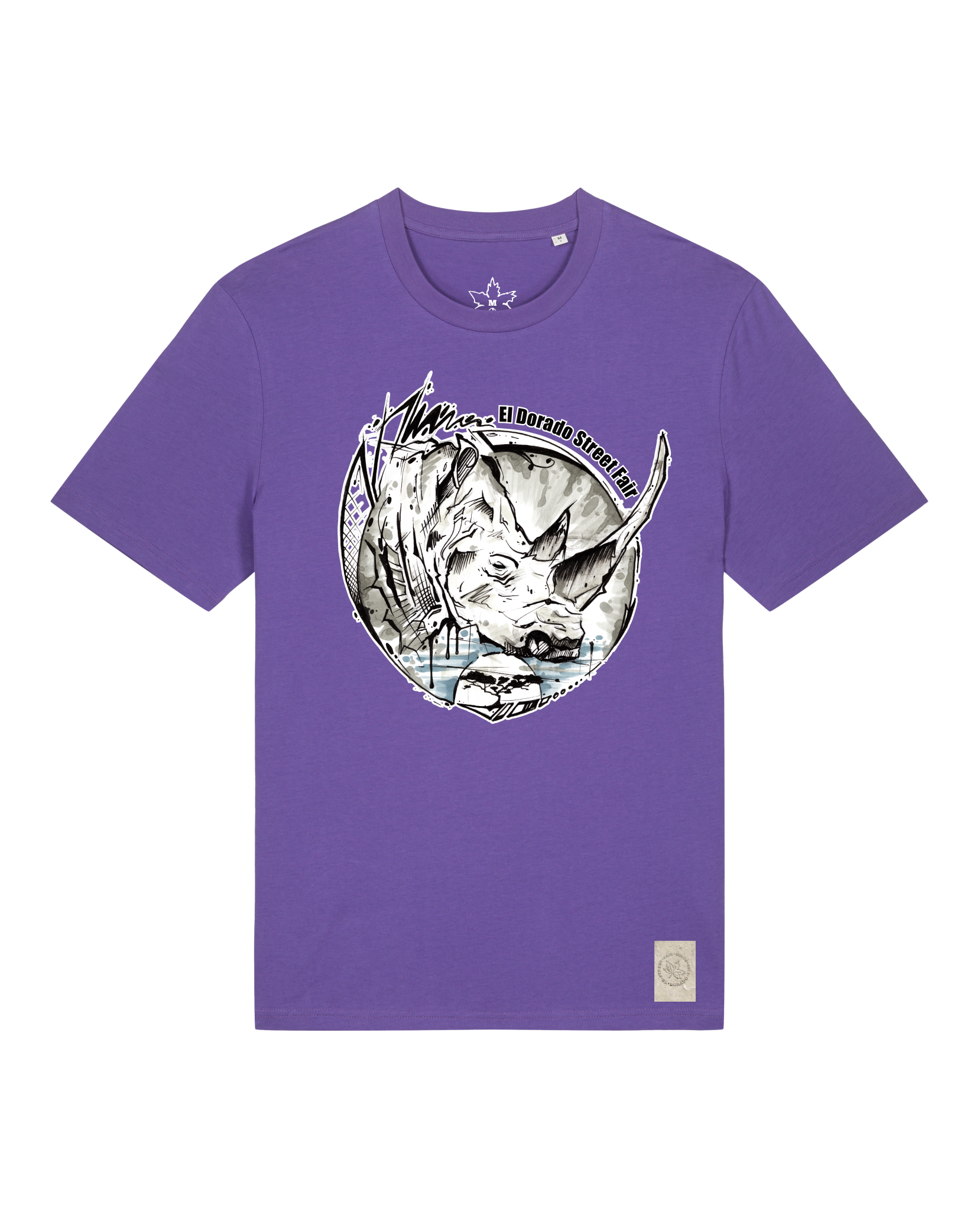 bio-unisex-medium fit-tshirt-rhinocchio-sttu169-blaukraut-front