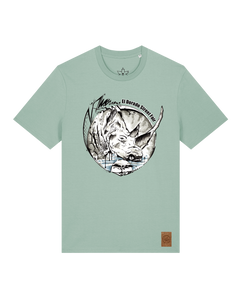 bio-unisex-medium fit-tshirt-rhinocchio-sttu169-eukalyptus-front