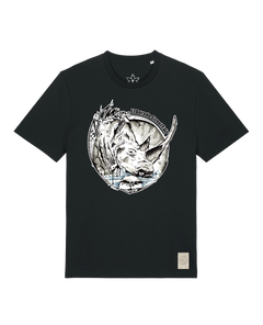 bio-unisex-medium fit-tshirt-rhinocchio-sttu169-schwarz-front