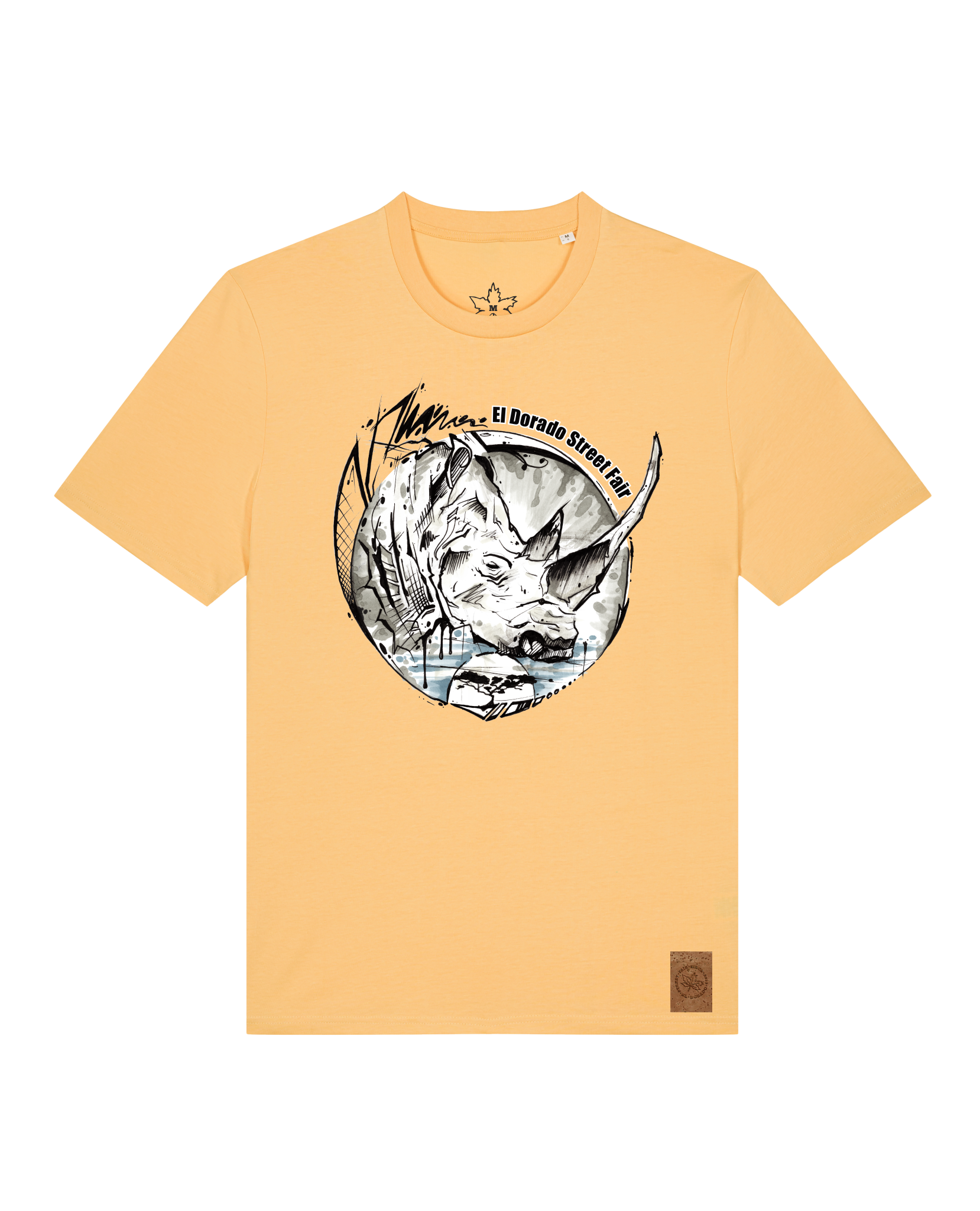 bio-unisex-medium fit-tshirt-rhinocchio-sttu169-senfkorn-front