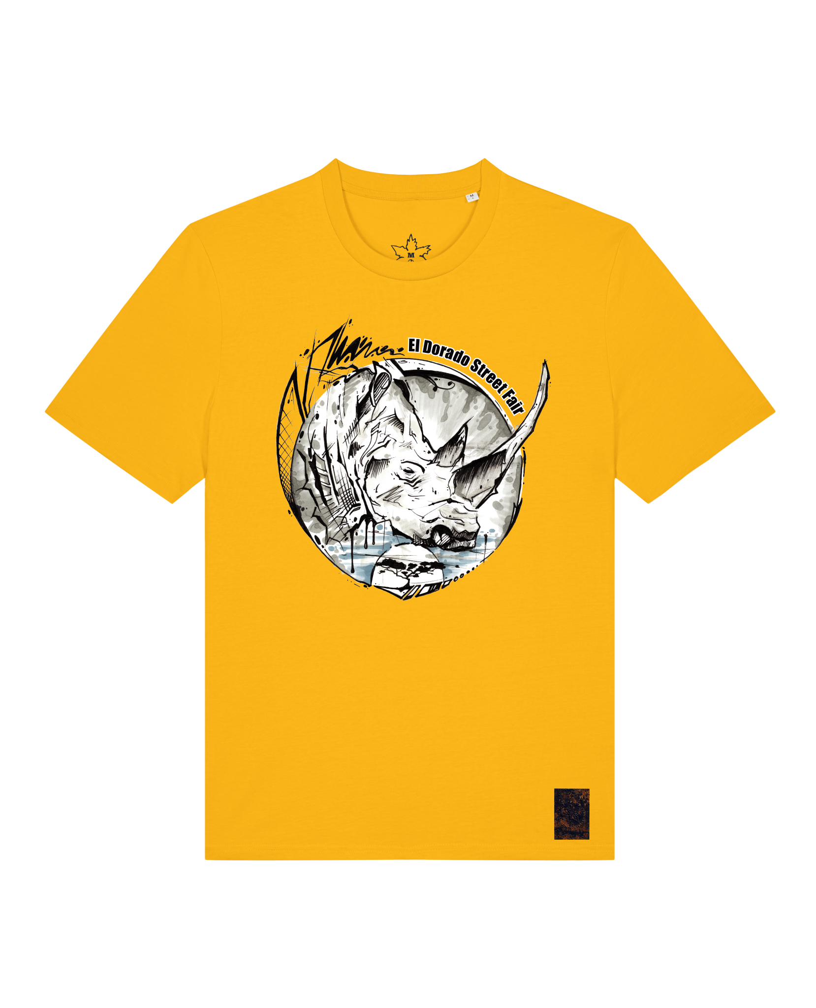 bio-unisex-medium fit-tshirt-rhinocchio-sttu169-sonnenblume-front