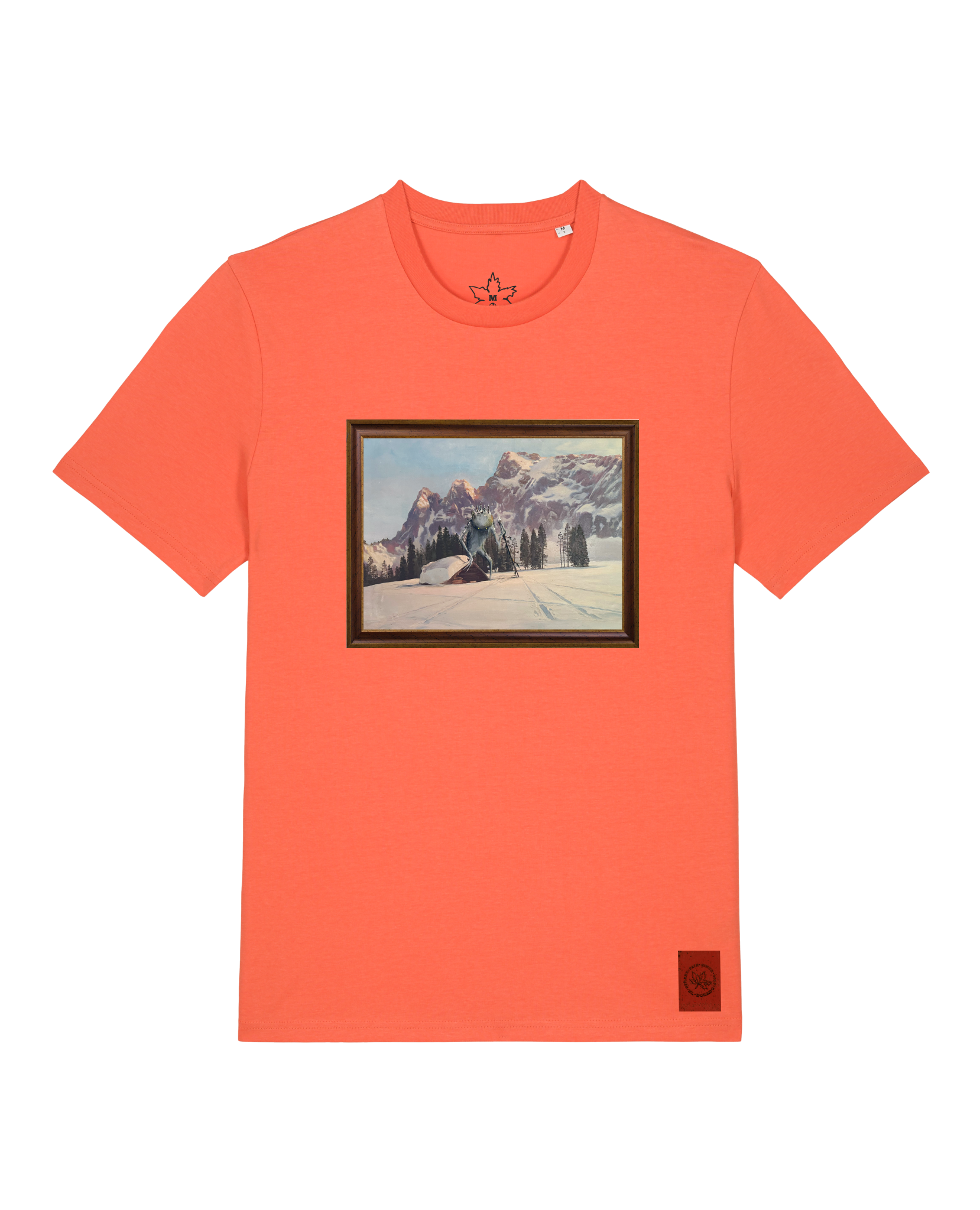 bio-unisex-medium fit-tshirt-rübezahl in spindler myln-sttu169-mandarine-front