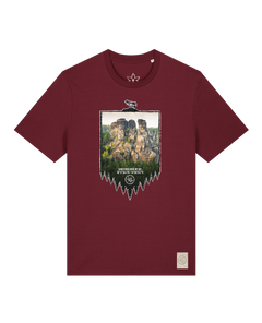 bio-unisex-medium fit-tshirt-sächsische schweiz-sttu169-burgunder rot-front