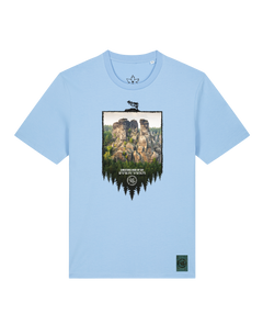 bio-unisex-medium fit-tshirt-sächsische schweiz-sttu169-lagune-front