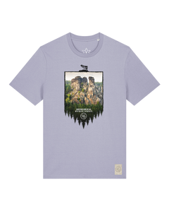 bio-unisex-medium fit-tshirt-sächsische schweiz-sttu169-lavender-front