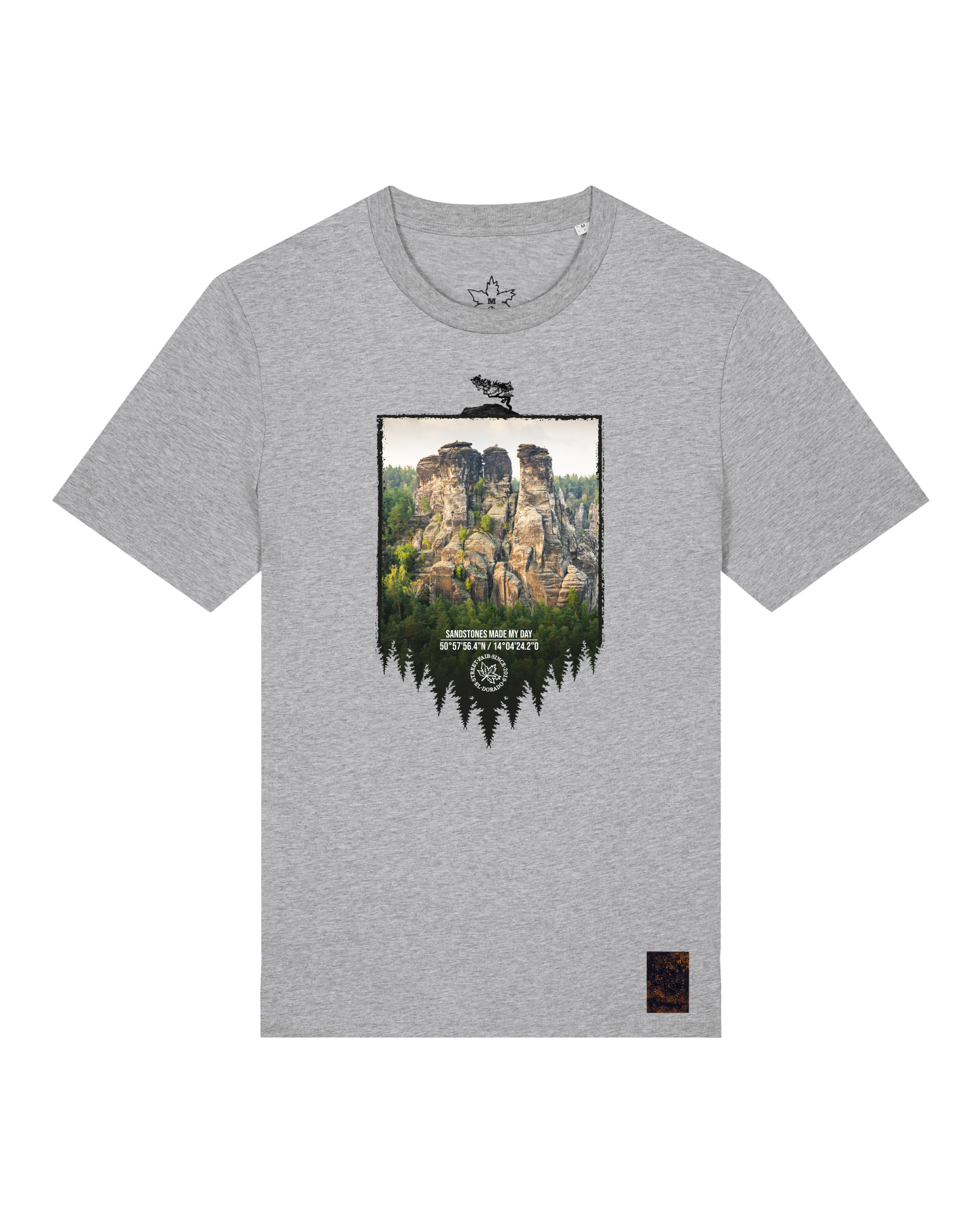 bio-unisex-medium fit-tshirt-sächsische schweiz-sttu169-mausgrau-front