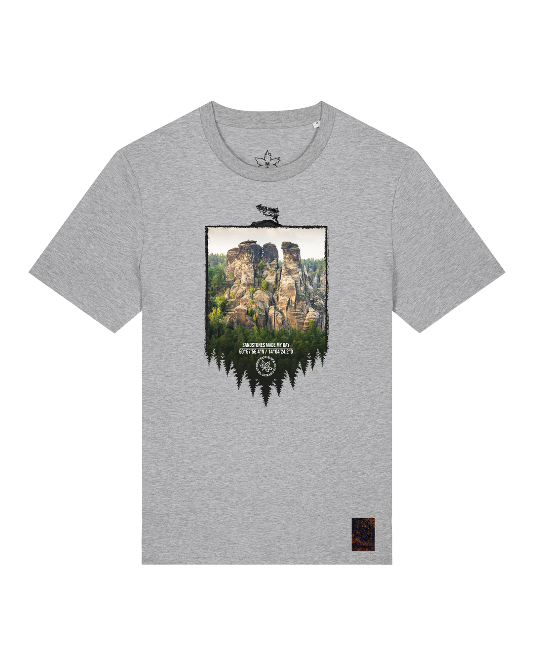 bio-unisex-medium fit-tshirt-sächsische schweiz-sttu169-mausgrau-front