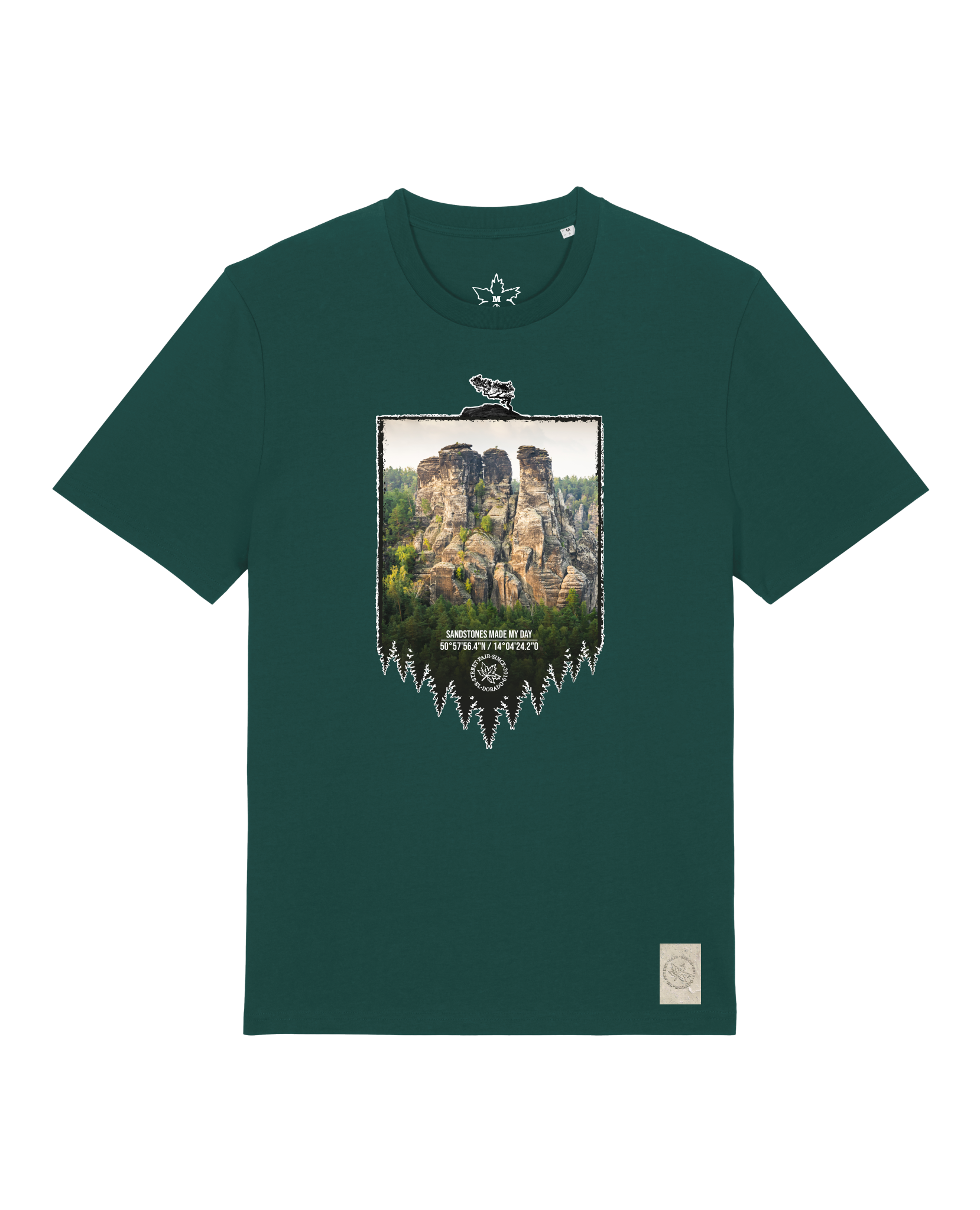 bio-unisex-medium fit-tshirt-sächsische schweiz-sttu169-spirulina-front