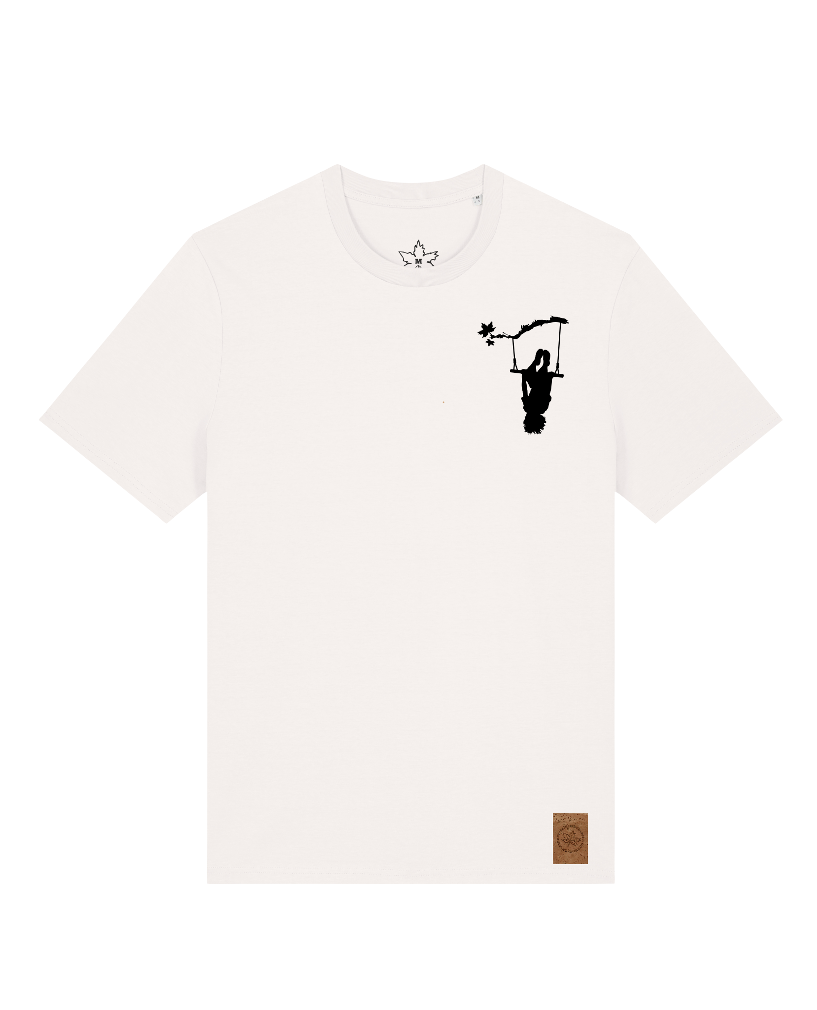 bio-unisex-medium fit-tshirt-schaukeln (backprint)-sttu169-bio ei-front