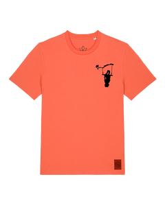 bio-unisex-medium fit-tshirt-schaukeln (backprint)-sttu169-mandarine-front