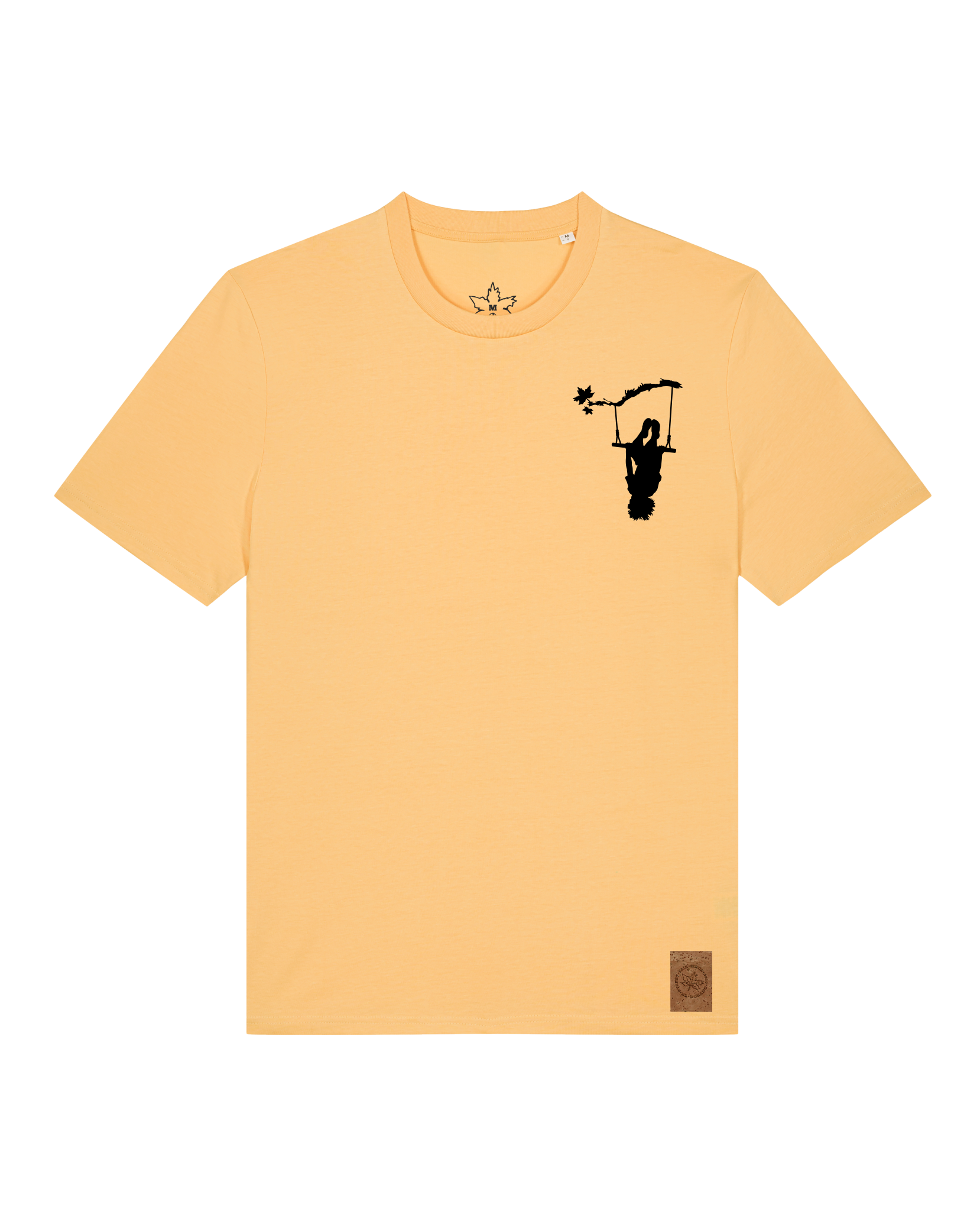 bio-unisex-medium fit-tshirt-schaukeln (backprint)-sttu169-senfkorn-front