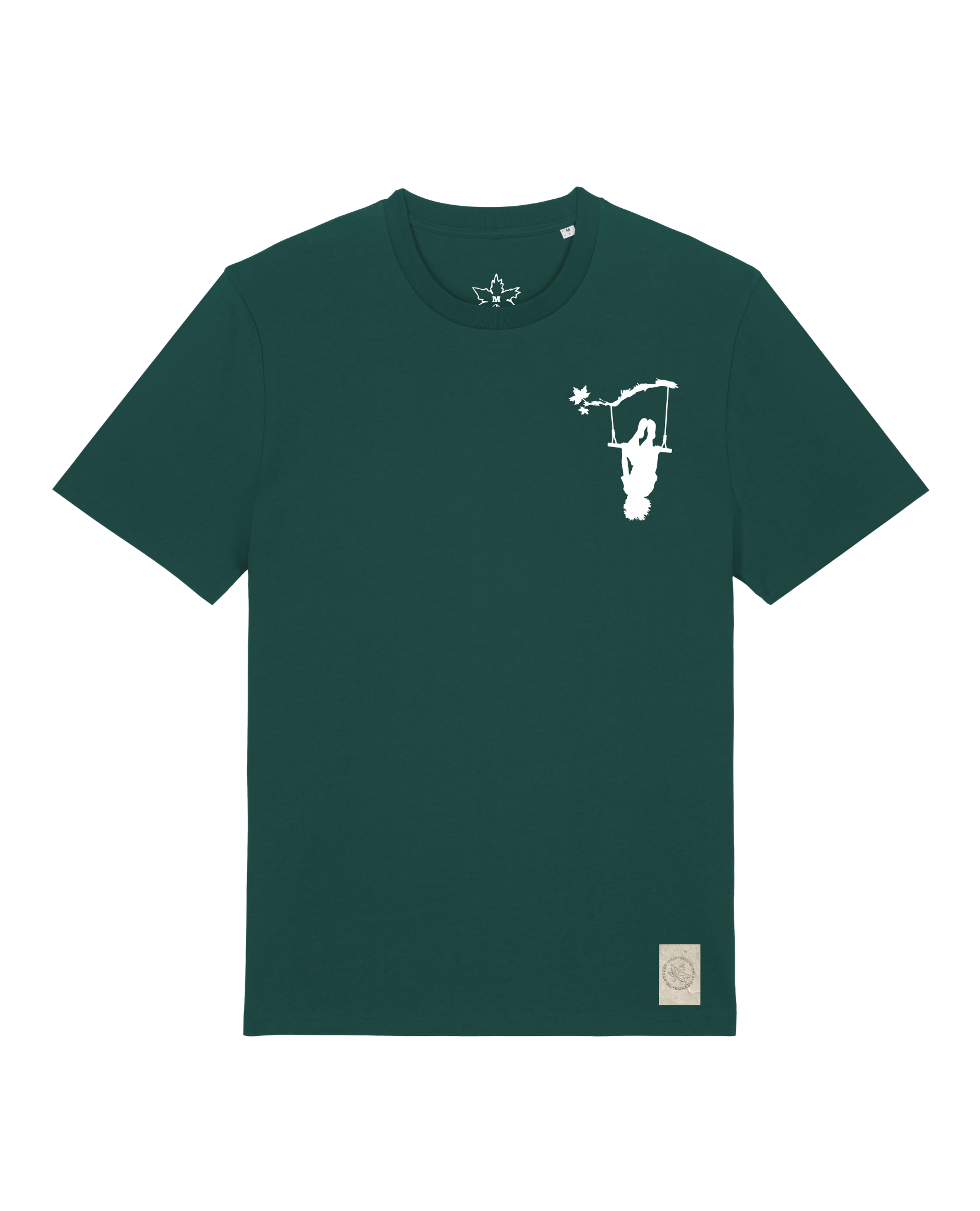 bio-unisex-medium fit-tshirt-schaukeln (backprint)-sttu169-spirulina-front