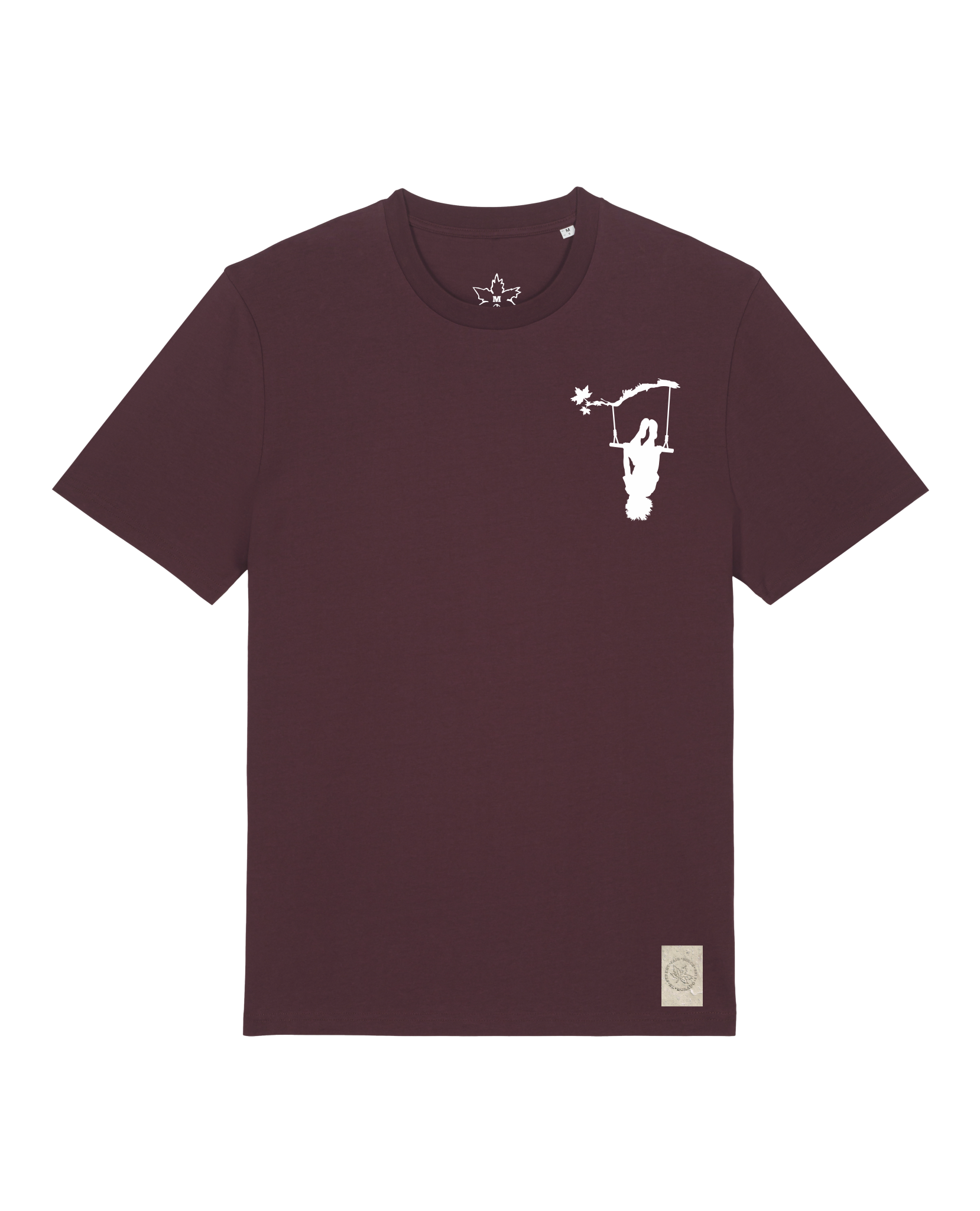 bio-unisex-medium fit-tshirt-schaukeln (backprint)-sttu169-zartbitter-front